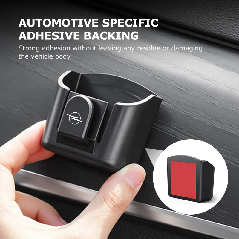 Фото Коробка для хранения ключей на приборной панели автомобиля с крючком, самоклеящийся чехол-держатель для ключей и очков для Opel OPC Astra J H G K Insignia Corsa D B E №4