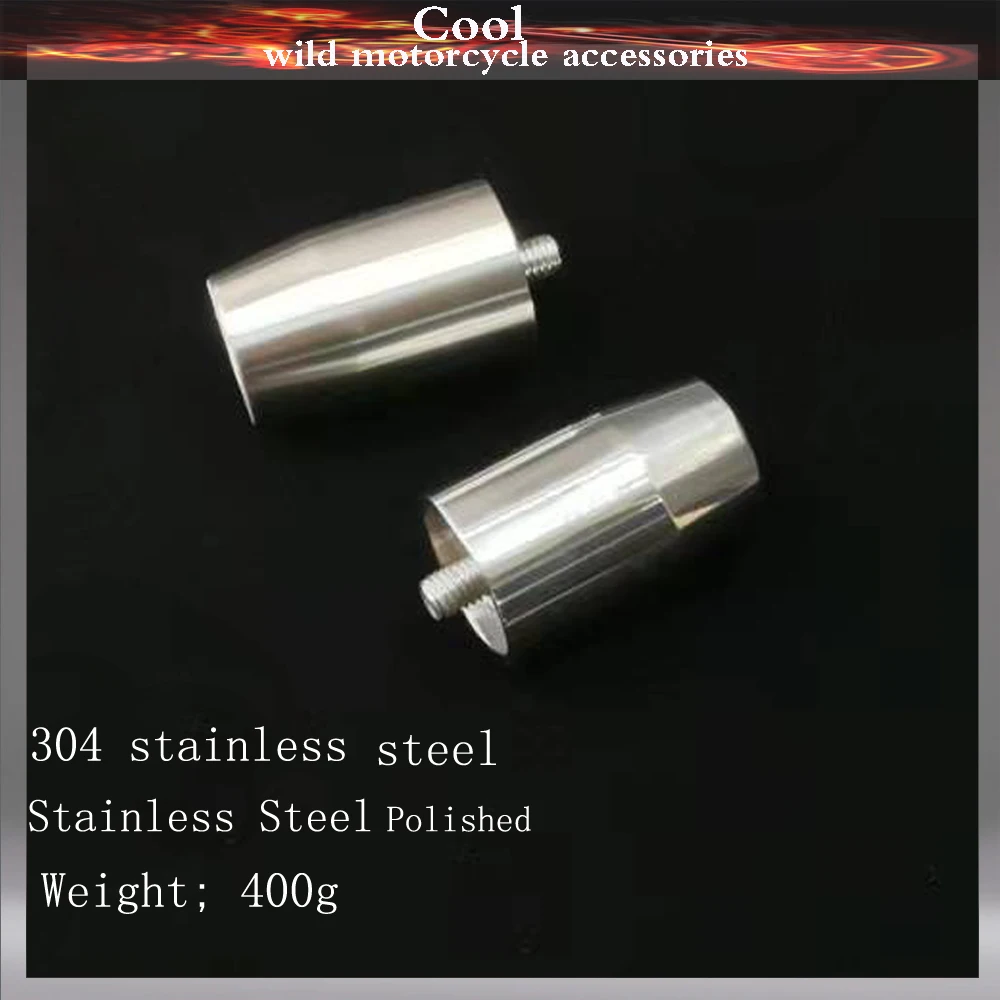 

Motorcycle Handlebar Balanced Plug Handle Bar End Grips Slider For KAWASAKI z125 Z650RS Z900RS ER6N ER6F ER-6N Stainless Steel