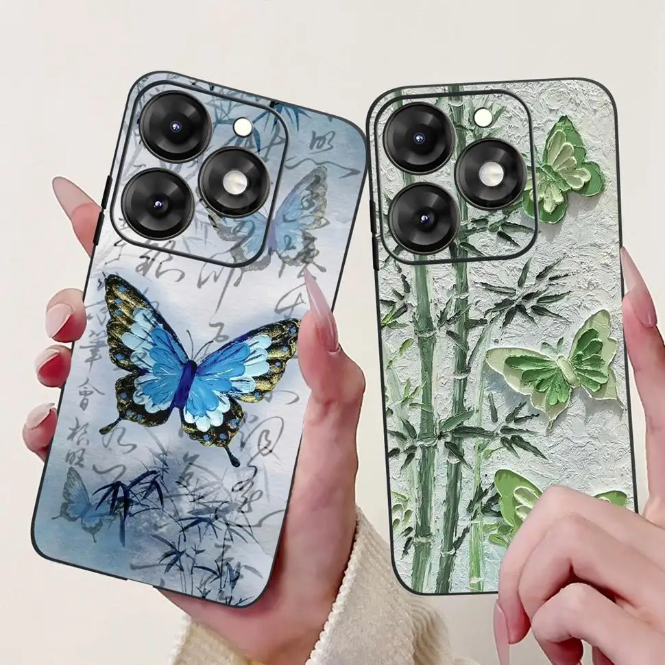 Для ITEL A70 Чехол A665L Популярный чехол с рисунком в виде сердца Мягкий силиконовый