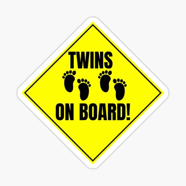 

Twins On Board Sticker Paste 19CM MD2 Twins In The Car