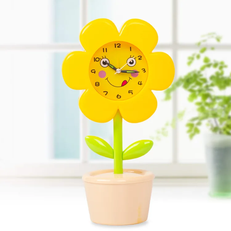 

Креативный 3d-будильник с цветами, тихий цифровой будильник для спальни, прикроватного столика, детский студенческий подарок, украшение для ...