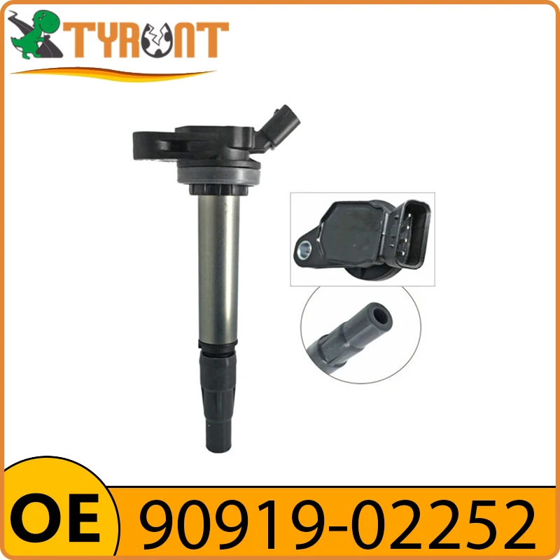 Фото 1 шт. катушка зажигания TYRNT 90919-02252 для TOYOTA Auris Avensis Corolla Prius RAV4 Verso Yaris, запасные части для автомобиля №1