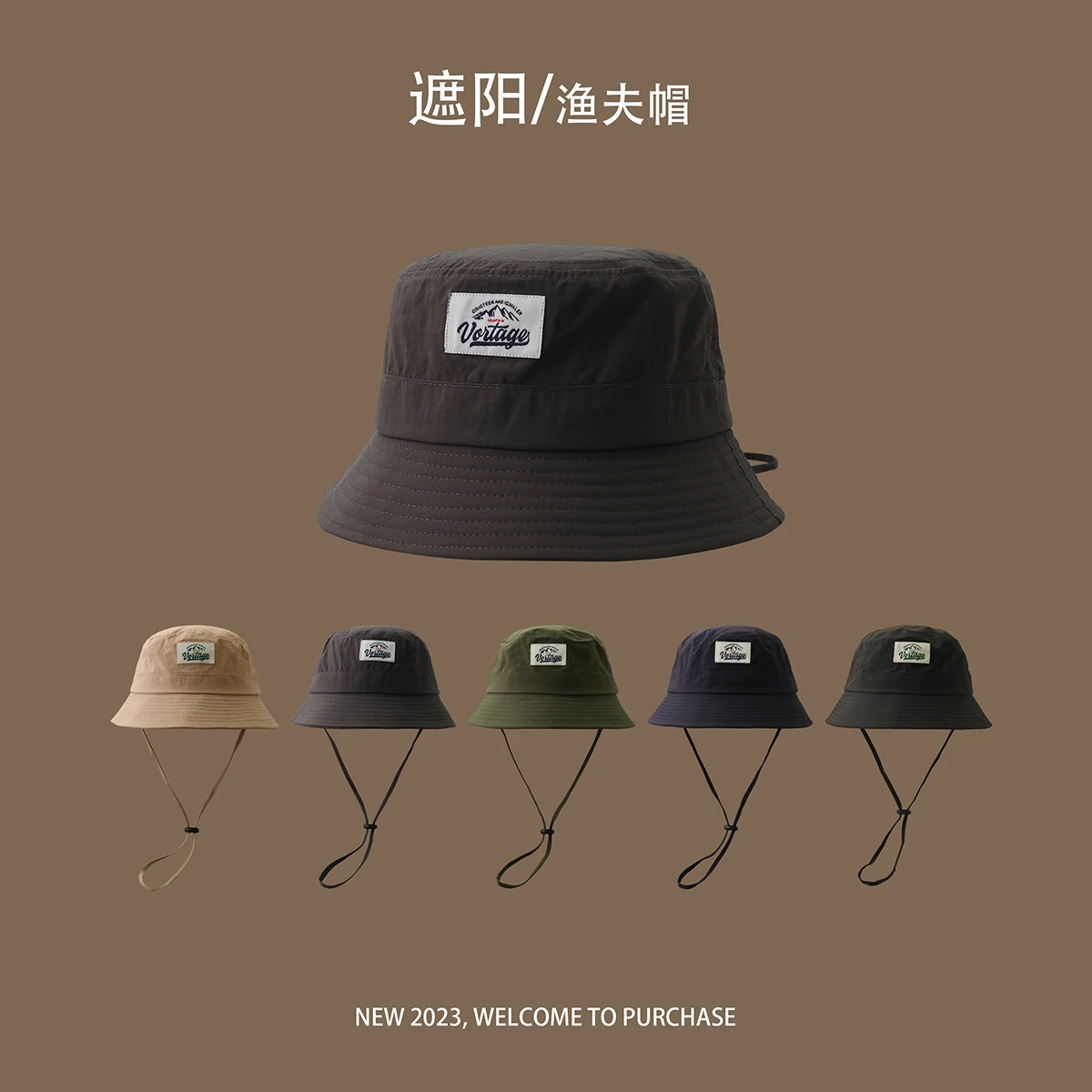 

Summer Outdoor Camping Alpine Cap Women's Sunscreen Sun-Shade Fisherman Hat Waterproof Quick-Drying Breathable Bucket Hat