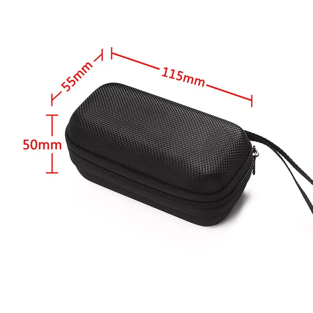 

2022 trend for Card USB Cable Mini Earphone Bag EVA Black Case Bag Portable Earphone Earbuds Hard Box Storage