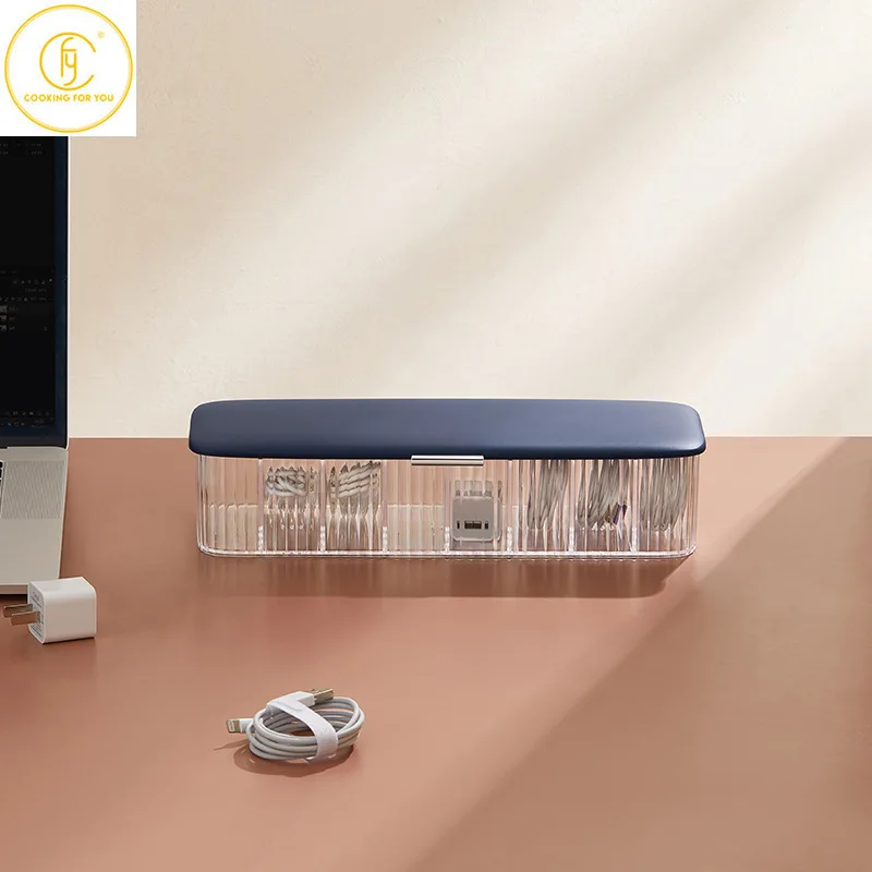 

Пластиковый контейнер для хранения USB-кабелей, 8 ячеек