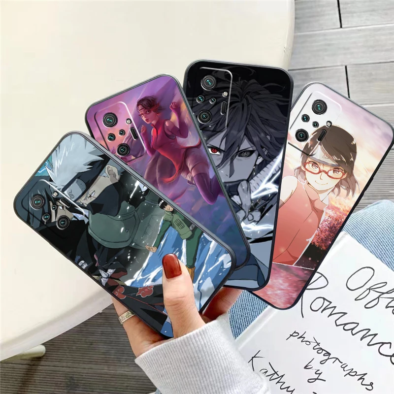 

Japan NARUTO Anime Phone Case For Xiaomi Redmi 7 7A 8 8A 9 9i 9AT 9T 9A 9C Note 7 8 2021 8T Pro Coque Liquid Silicon Soft