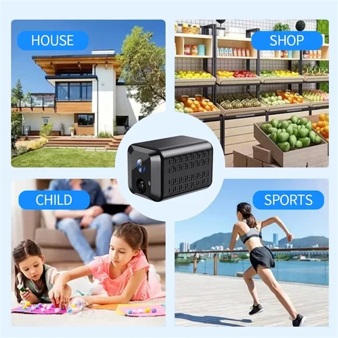 Мини-камера безопасности 4G или Wi-Fi HD 1080P Беспроводная камера ночного видения секретная видеозащита инфракрасная камера движения