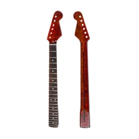 22frets tiger flame maple with rosewood fingerboard diy guitar neck glossy paint musical instrument accessories