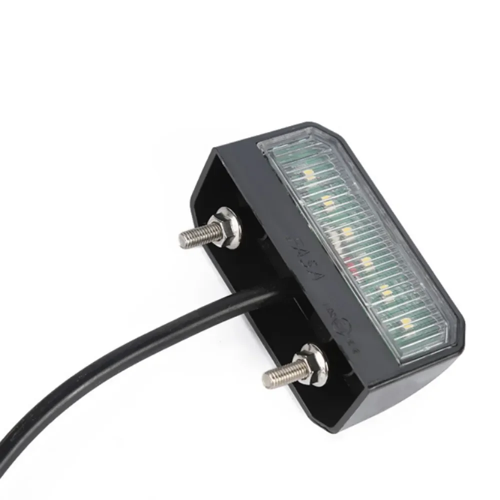 

ATVOV 1x/2x Водонепроницаемый 6 светодиодов 12 В 24 В Освещение номерного знака автомобиля Прицеп Задний фонарь Лодка Грузовик Грузовик Караван Ван SUV