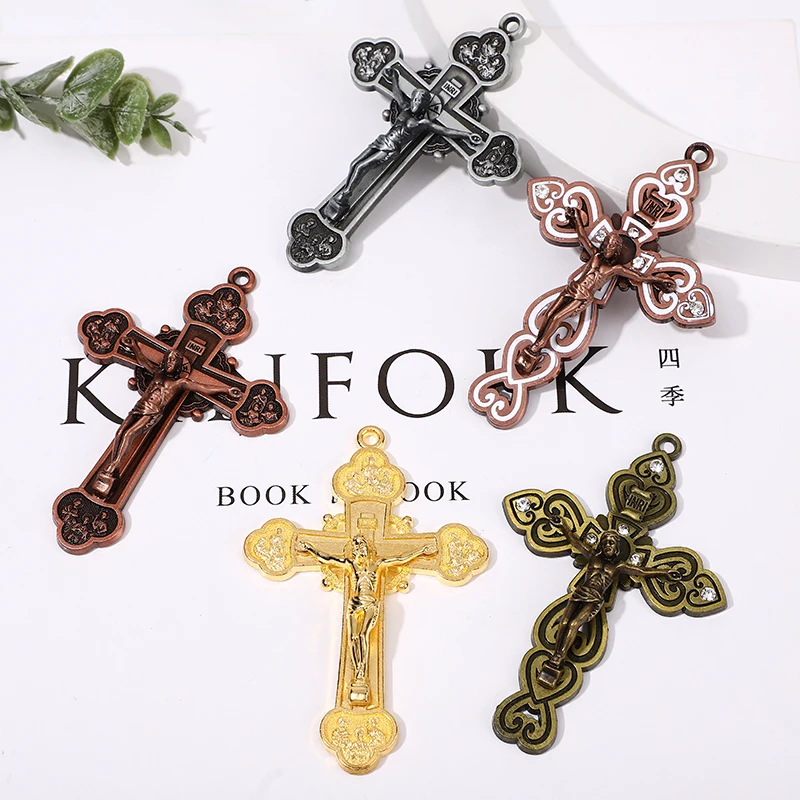 Подвеска-Крест для ожерелья с изображением Иисуса | Украшения и аксессуары