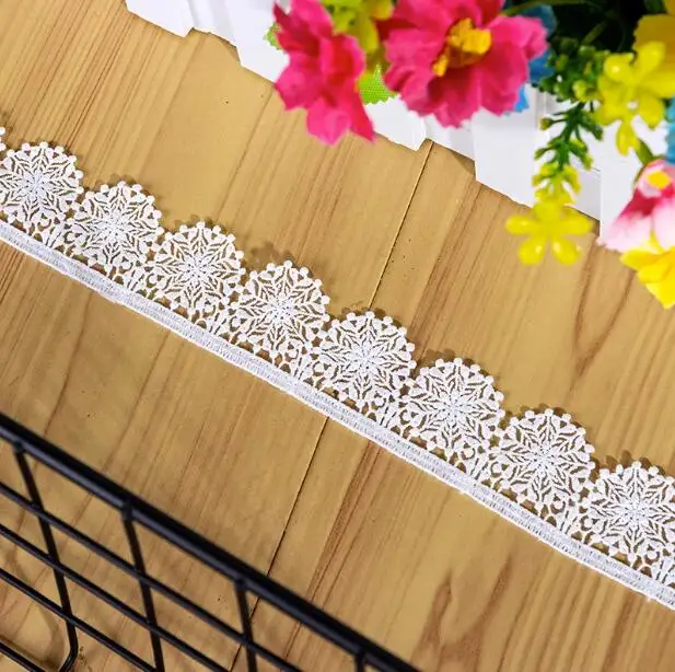 1 ярда в ширину: 3 см изысканные кружевные модные кружева с вышивкой для шитья