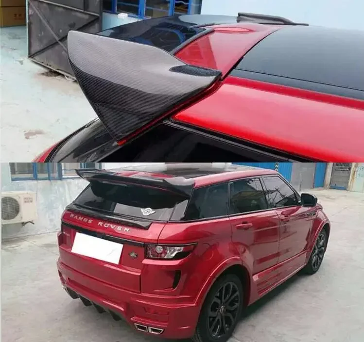 Для Land Range Rover Evoque 2011 2012 2013 2014 2016 2017 натуральное углеродное волокно крыло губа