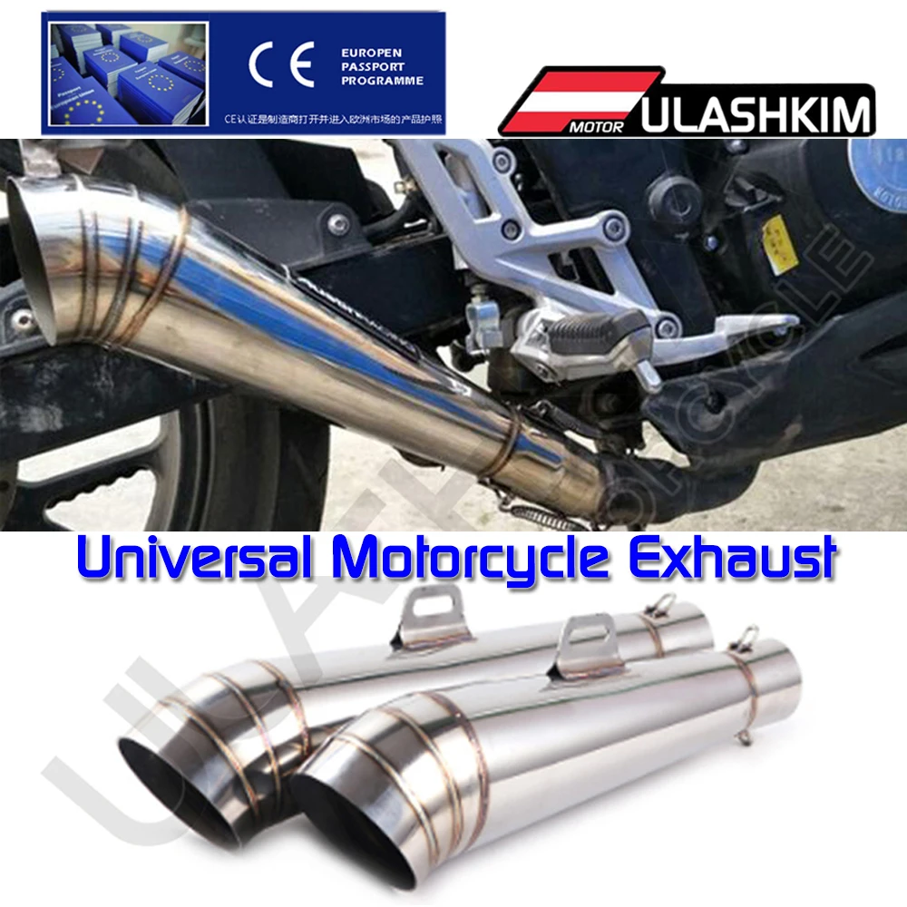 

GP EXHAUST Modified motorcycle exhaust pipe stainless steel fried tube gp exhaust pipe without sticker