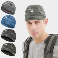 cooling skull cap helmet lining breathable sweat wicking cycling sports running hat comfortable outdoor hiking cap quick dry cap