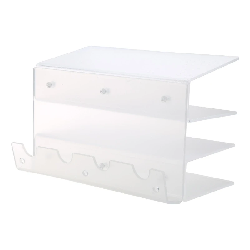 

Modern Acrylic Keyboard Mouse Stand 3-Tier Keyboards Display Rack Organize