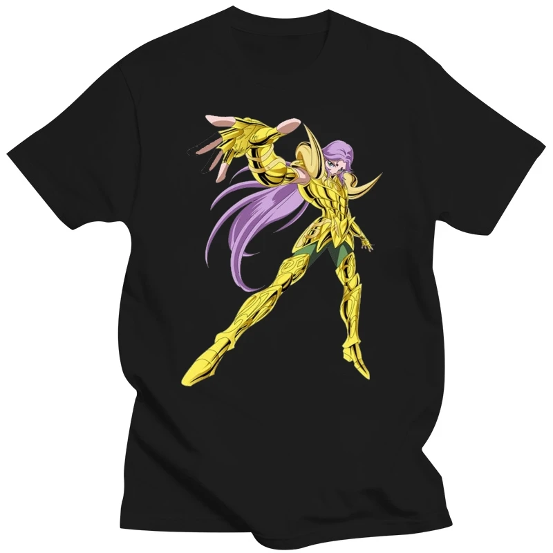 

Футболка saint seiya shun Мужская, хлопок, короткий рукав, уличная одежда