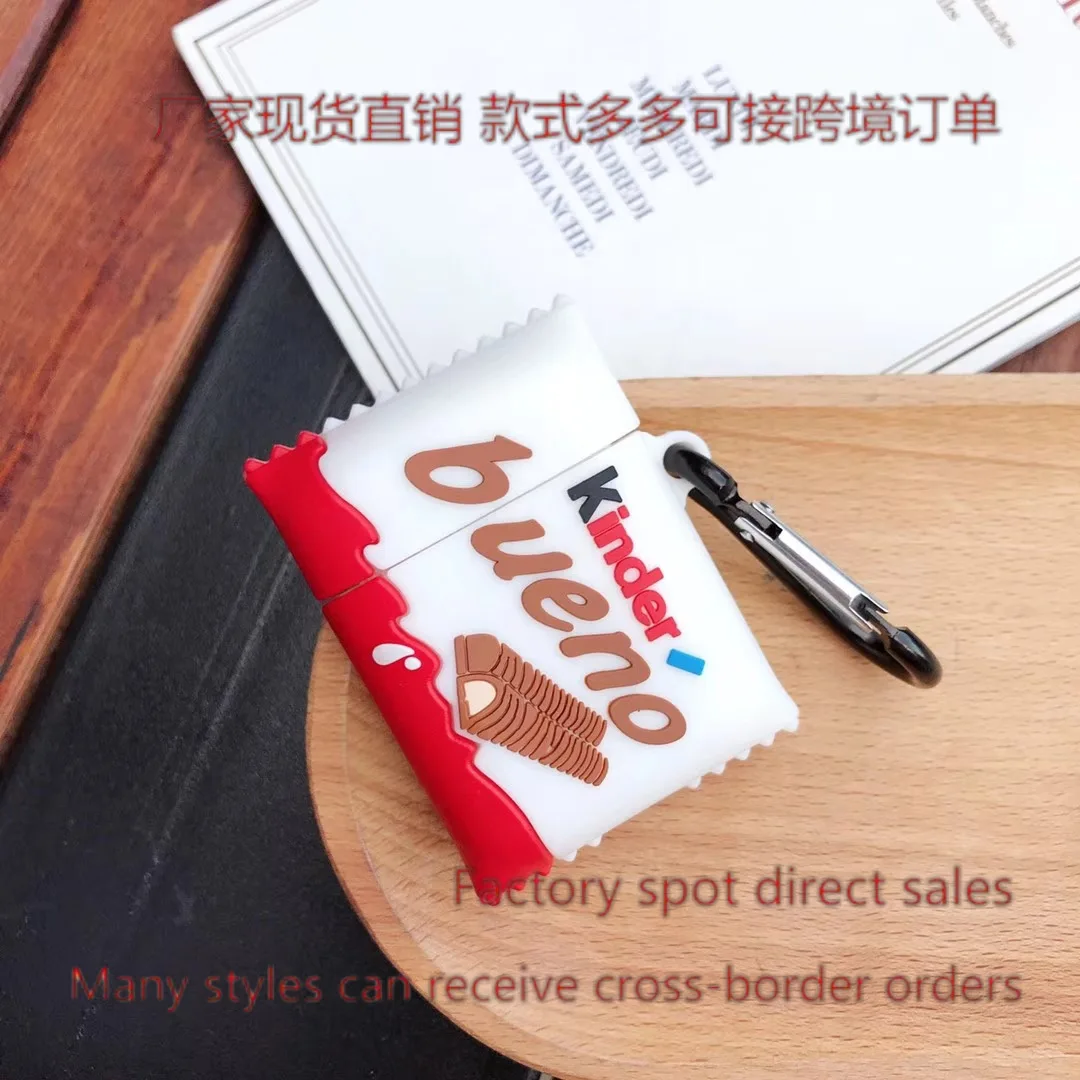 

Creative White Chocolate for AirPods Pro1/2/3 Generation Apple Earphone Case Bluetooth Silicone Protective Case