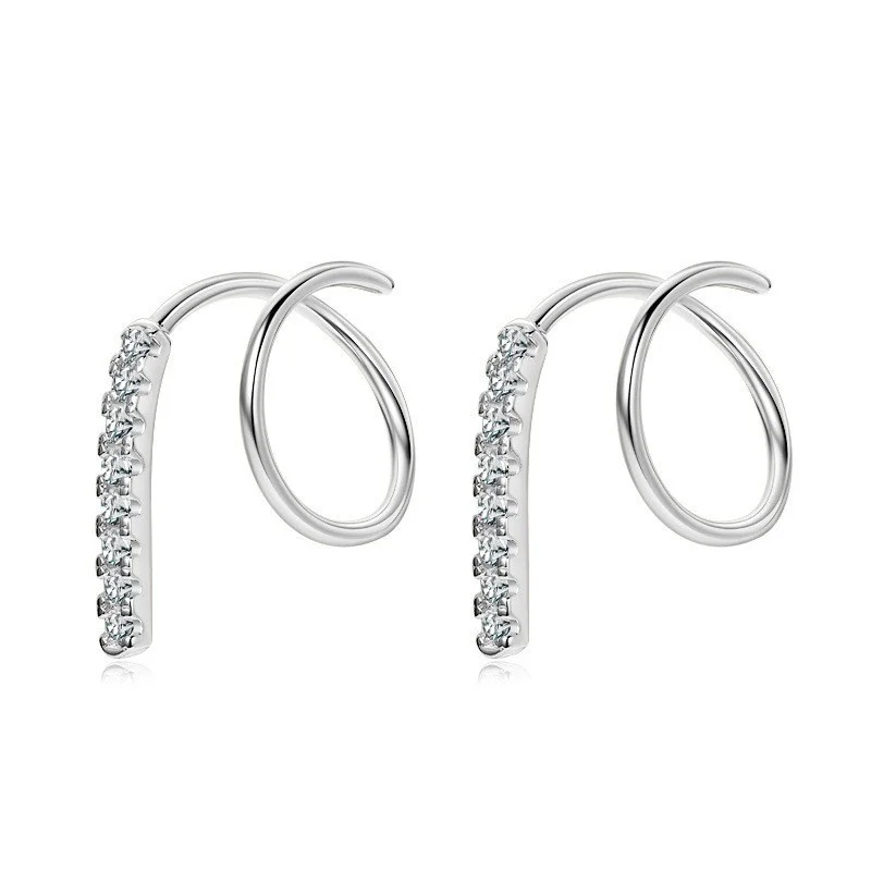 EMO-431 Lefei модные классические роскошные муассанитовые дизайнерские серьги с