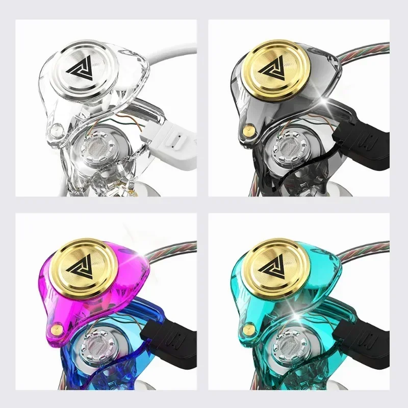 QKZ AK3 FiLe проводные наушники с микрофоном HiFi музыкальный монитор басовые гарнитура