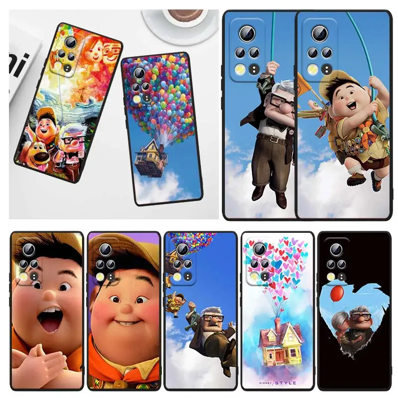 UP Flying House для Honor Play 3E 10X 10i 10 9X 9C 9S 9A 9 8X 8A 7C 7S черный мягкий силиконовый чехол из ТПУ