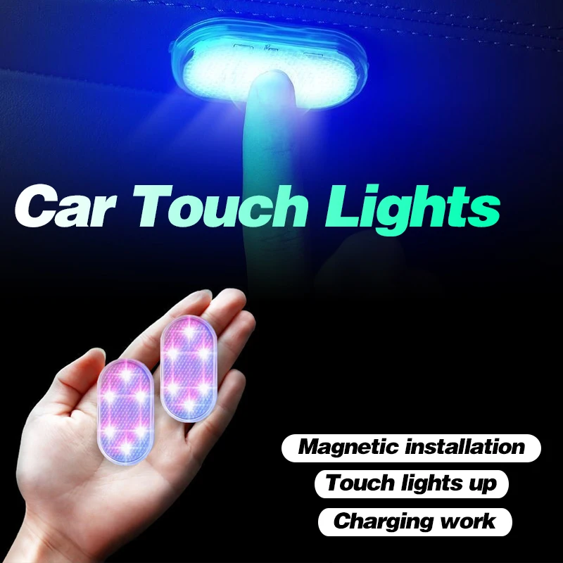 

1/2pcs Car Interior USB Charging Car Touch Sensor Light Car LED Light for UMBRELLA CORPORATION All Models Car Accessories