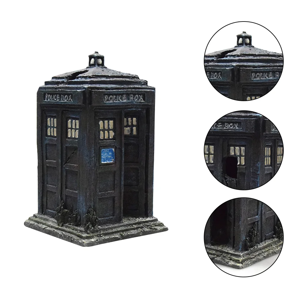 

Simulation Polices Department Ornament Fish Shrimp Hiding Place Resin Craft