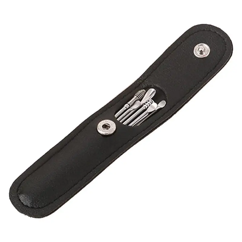 

Ear Wax Removal Tool Ear Pick Earwax Removal Kit Spring Earwax Cleaner Tool Set 6 Pcs / Set Anti-Scratch Design Various Ear