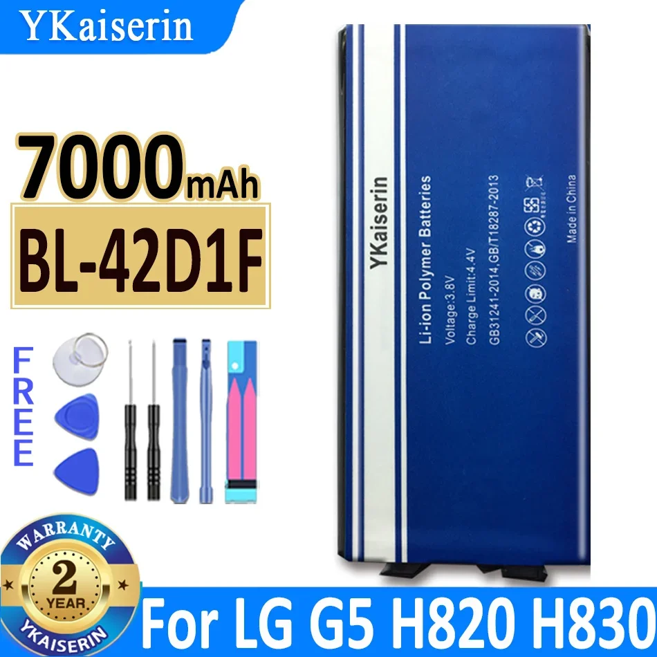 Аккумулятор YKaiserin для LG G4 G5 G6 G7 G8 ThinQ V20 H820 H830 G600L H870 H873 G7+ G7ThinQ LM G710 Q7+ BL 42D1F 44E1F 51YF T32 T39
