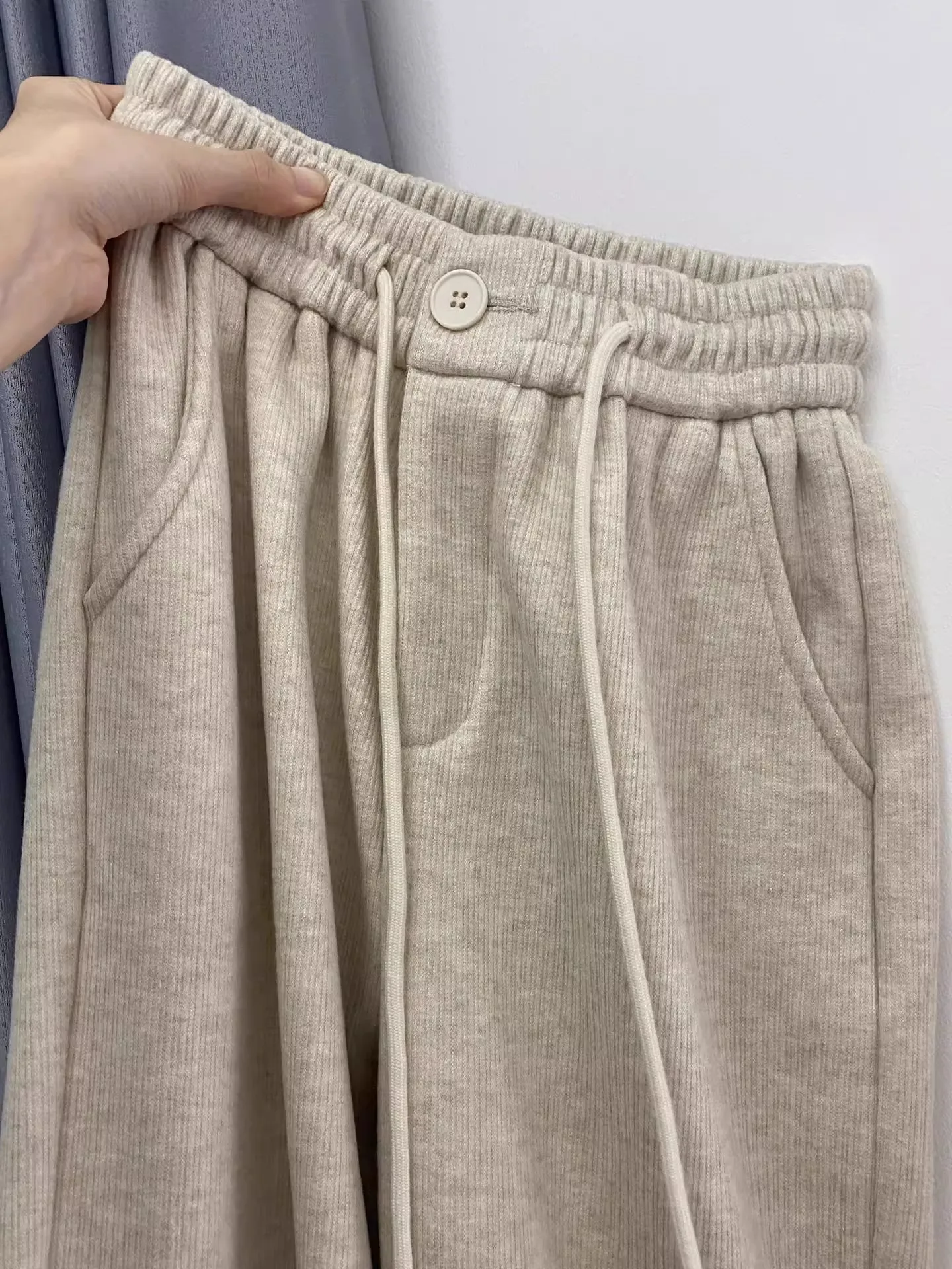 Легкая модная одежда больших размеров ~ Маленькие повседневные брюки женские