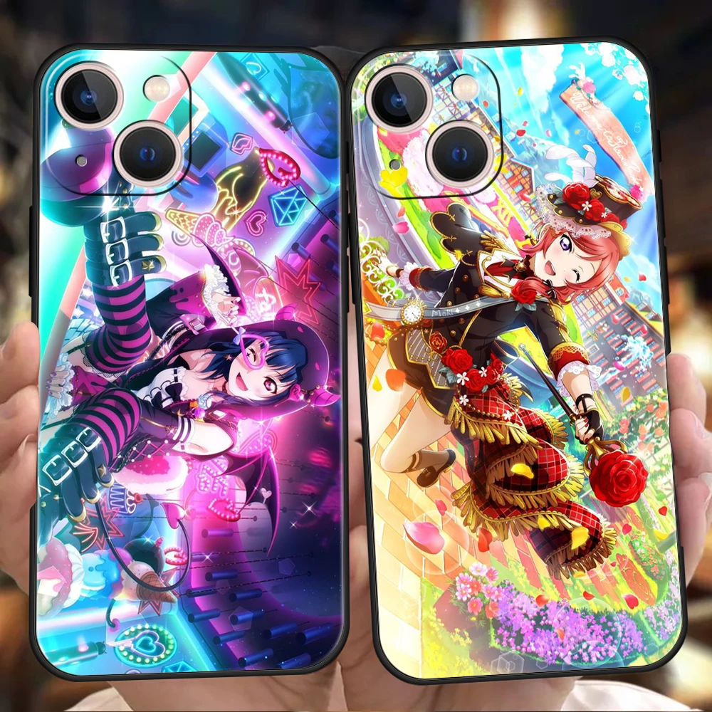 

Love Live! Чехол для iPhone 14 13 12 Pro Max XR XS X iPhone 11 7 8 Plus SE 2020 13