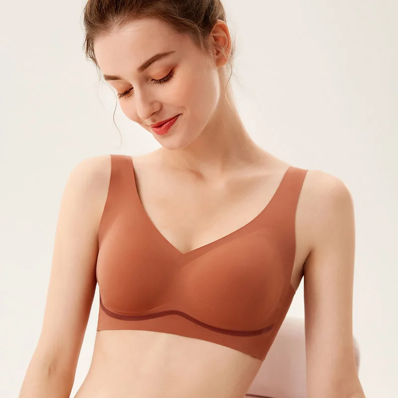 Seamless Backless Women's Bras No Trace Female Underwear Sports Top Bra for Women Free Shipping Comfortable No Rims Push-up Bras