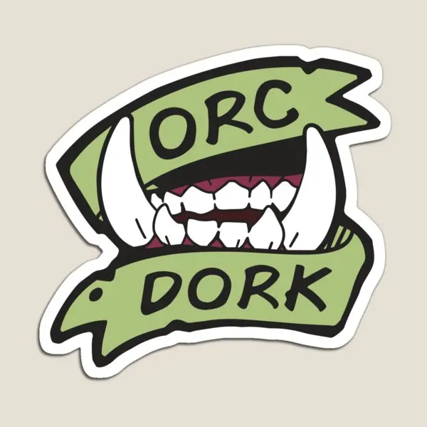 

Orc Dork Magnet Toy Decor Magnetic Home Baby Colorful Holder Stickers Funny Kids Cute for Fridge Organizer Refrigerator