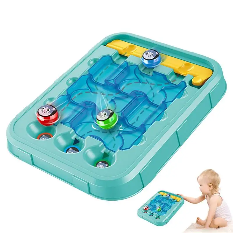 

Игра-лабиринт Монтессори для детей, занятый игровой Лабиринт для малышей, настольная игра-головоломка Монтессори, лабиринт STEM для активног...