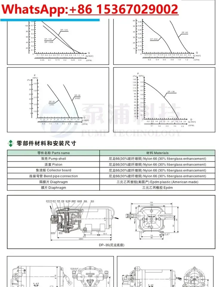 Автомобильный насос высокого давления DP-160