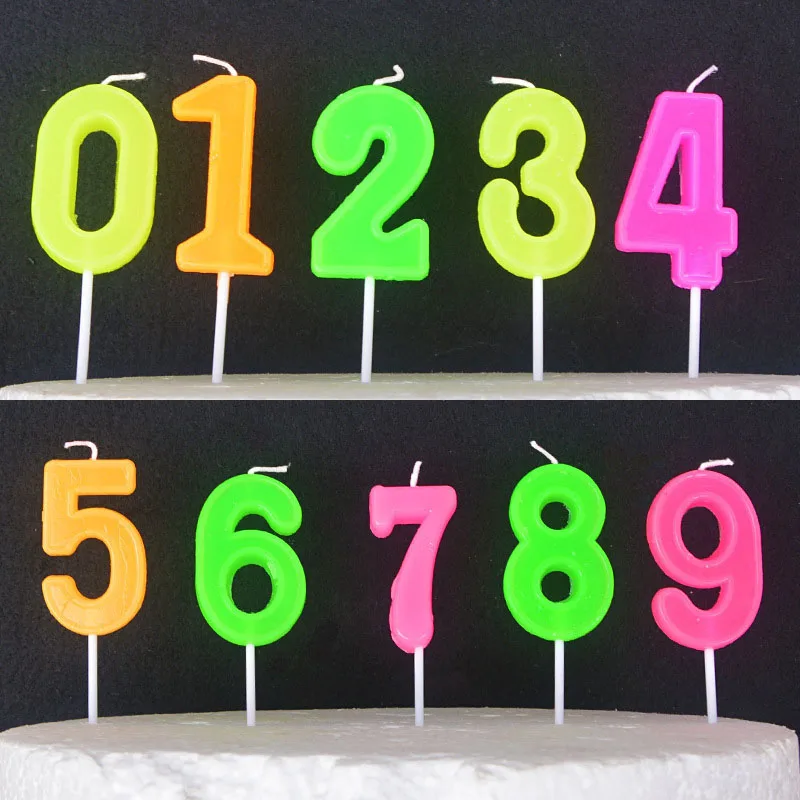

Birthday Candle Number 0 1 2 3 4 5 6 7 8 9 Gold Silver Birthday Anniversary Candle For Cake Party Supply Decoration Cake Candle