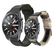 watchband 20 22mm smart strap for huawei watch gt3 gt3 42 46mm wristband gt 2 gt2 pro bracelet canvas leather strap correa