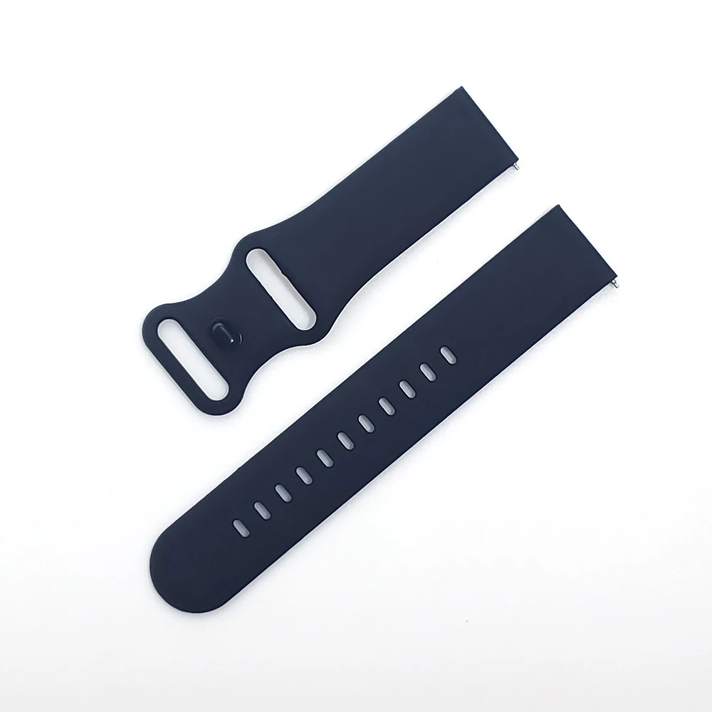 22mm Sport Soft Silicone Double buckle Strap for Oneplus Watch Strap for one plus watch Bracelet Replacement Watchbands