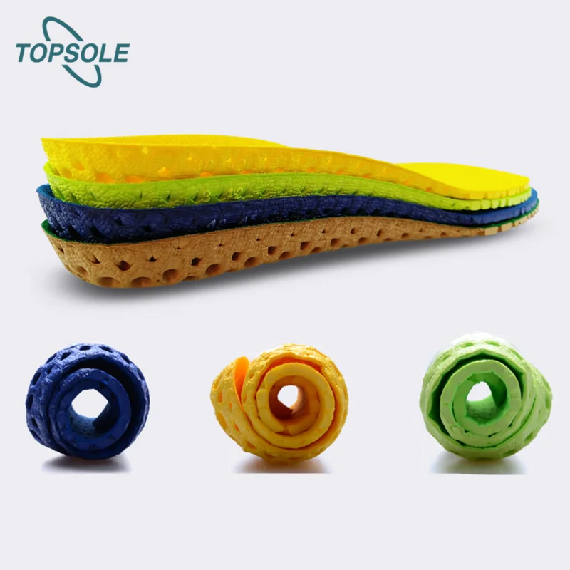 

TOPSOLE Stretch Breathable Insoles Memory Foam Sports Support Orthotic Insoles Women Men Running Shoes Soles Pad Free Shipping