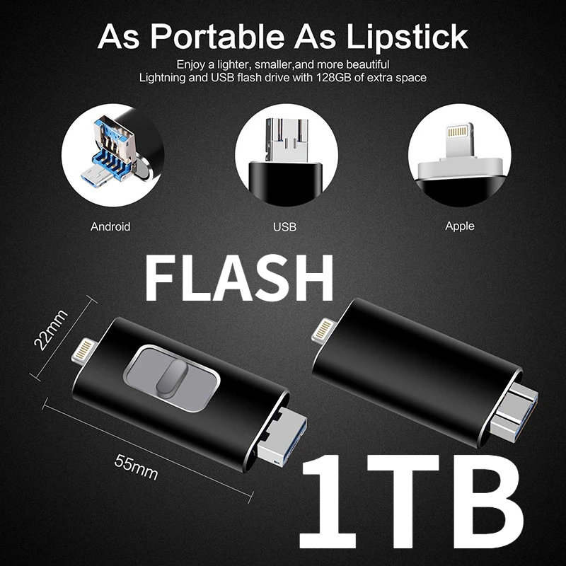 

USB флэш-накопители Apple USB 3,1 компьютер Android флэш-накопитель с логотипом на заказ мини Usb флэш-накопитель для телефона ТБ высокоскоростной HD USB