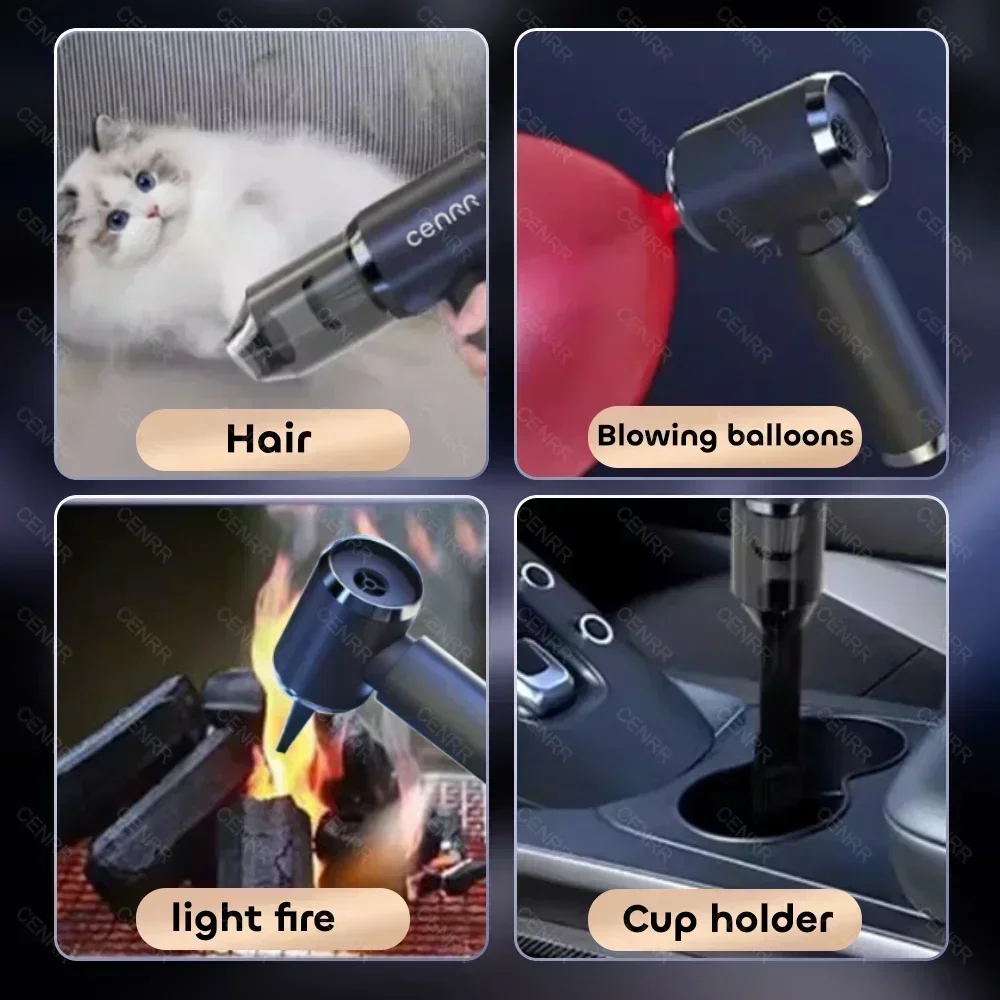 CENRR 210000 PA Автомобильный пылесос Мини беспроводной ручной портативный Мощный