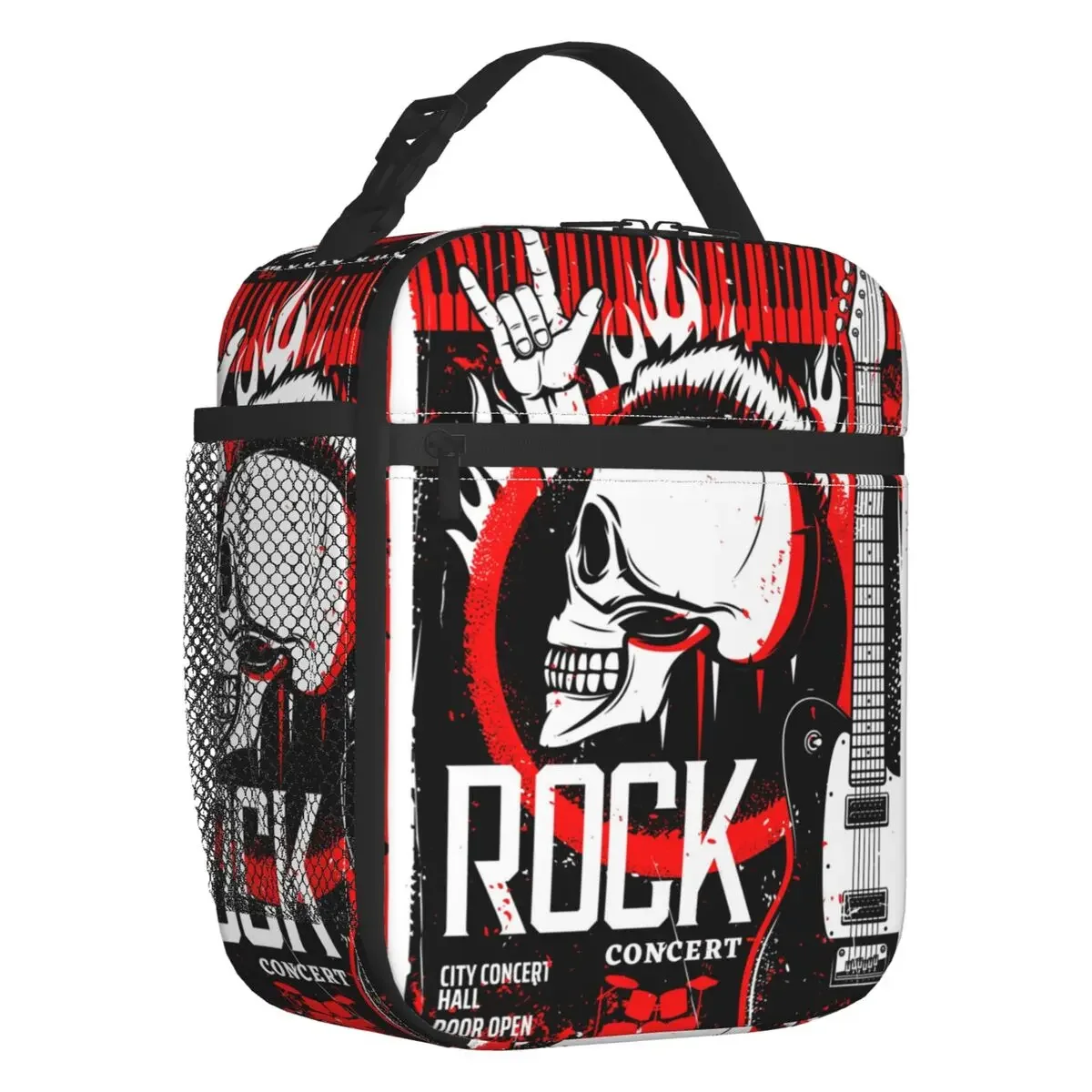 Портативный металлический чехол для гитары в стиле панк с защелкой женщин