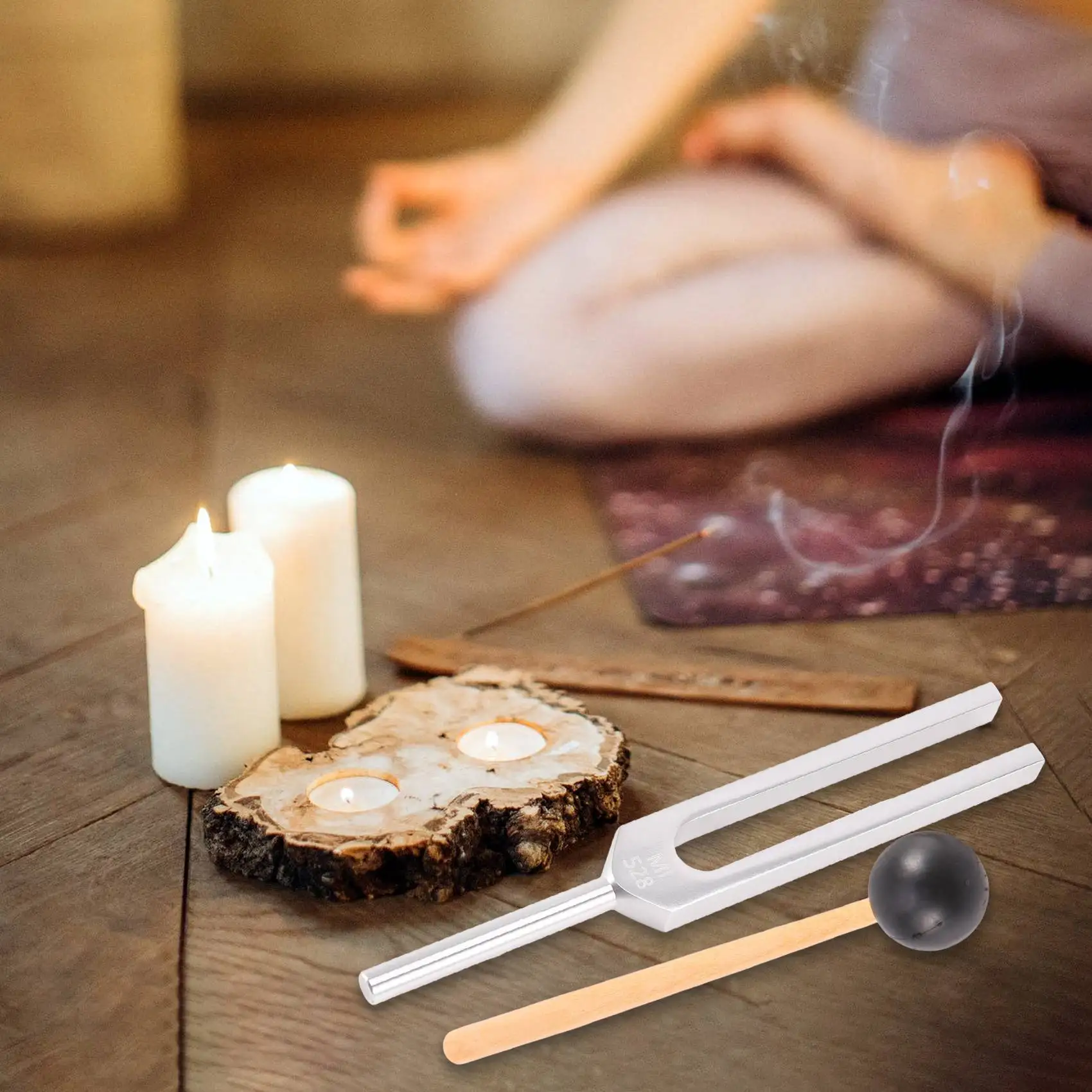 Вилка для настройки 528C 528 Гц тюнер с набором молотков ремонта исцеления нервной