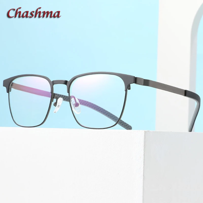 

Оправа для очков Chashma Мужская титановая, оптические аксессуары для защиты от синего света, рецептурные линзы