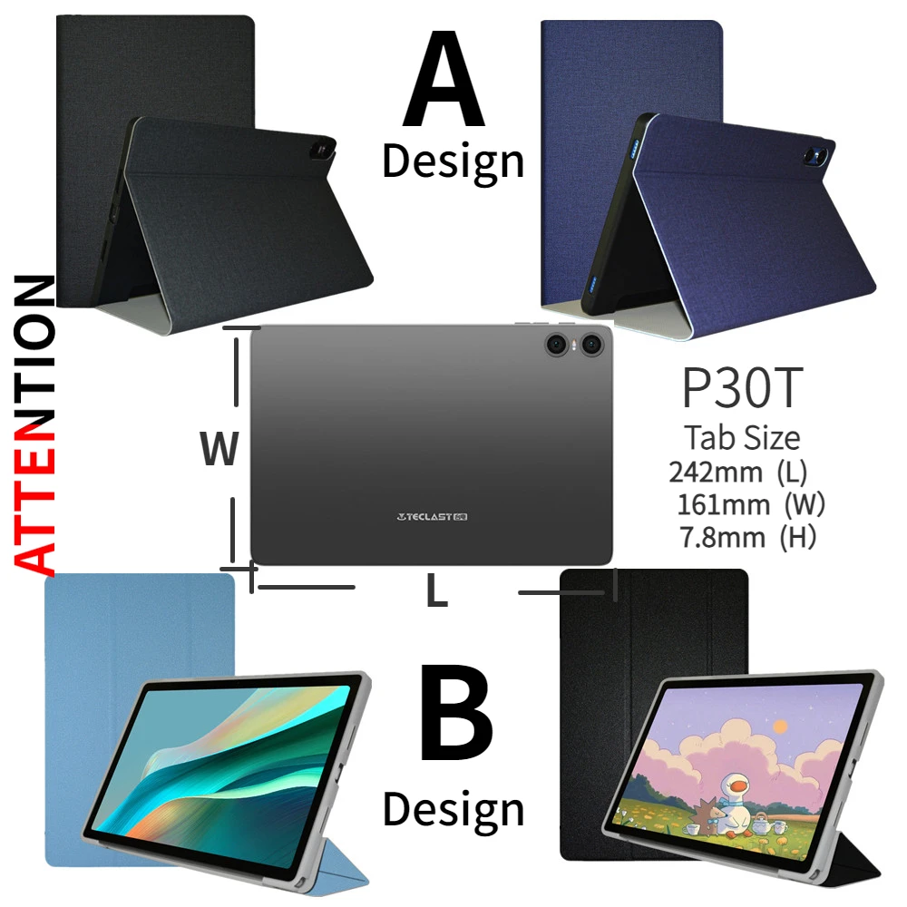 Умный чехол для планшета Teclast P30T складная подставка защитный с мягкой задней