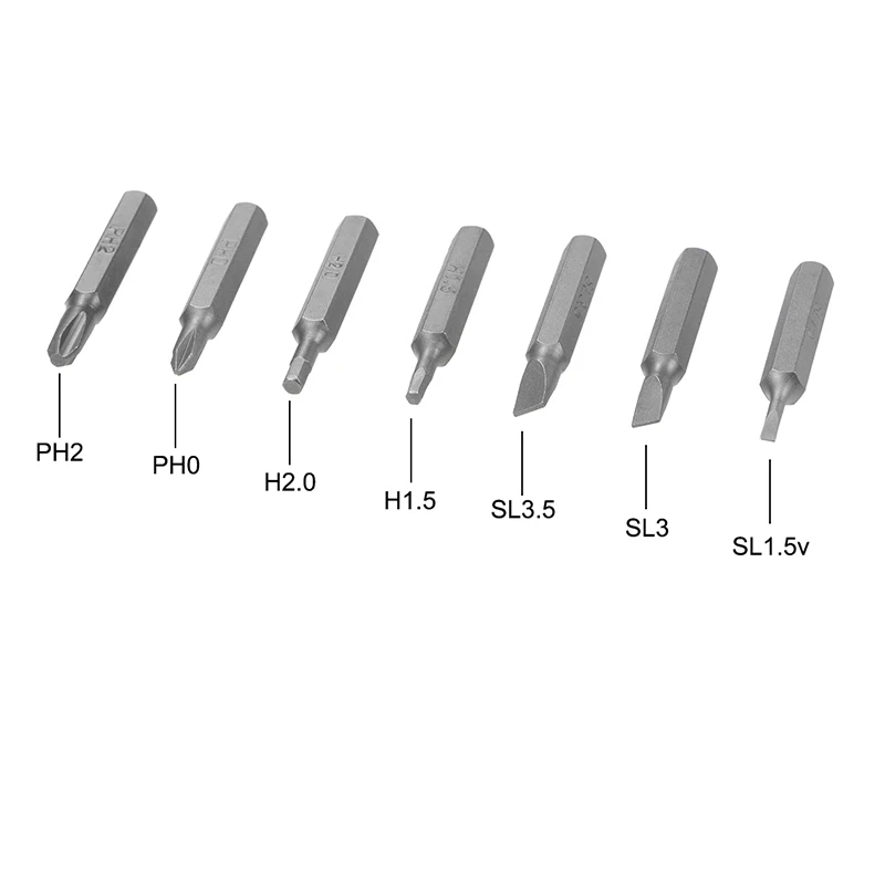 7 шт., магнитные насадки для отвертки, 5/32 дюйма