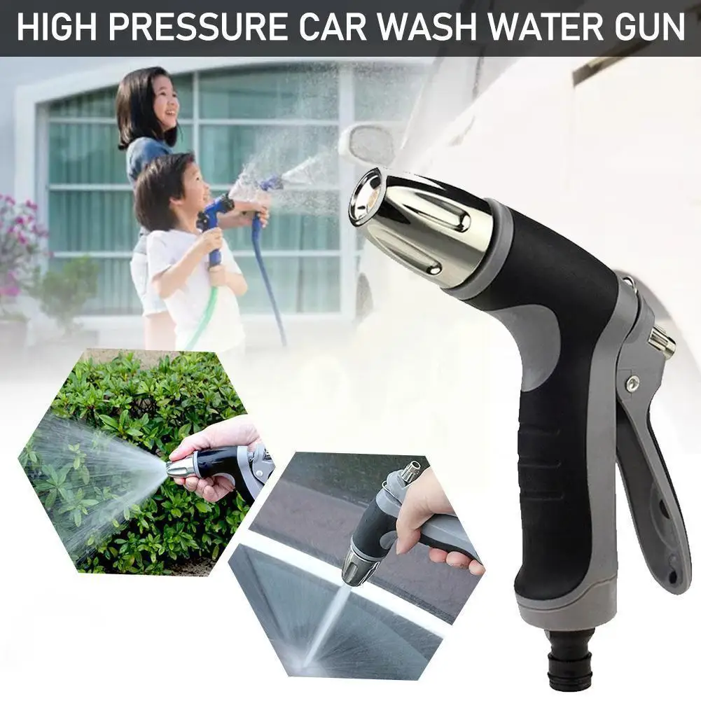 

Car Wash Water Gun Multifunctional High Pressure Flushing Gun Water Brush Car Water Nozzle Pipe Car Tool Gardening Hose Was P2p3