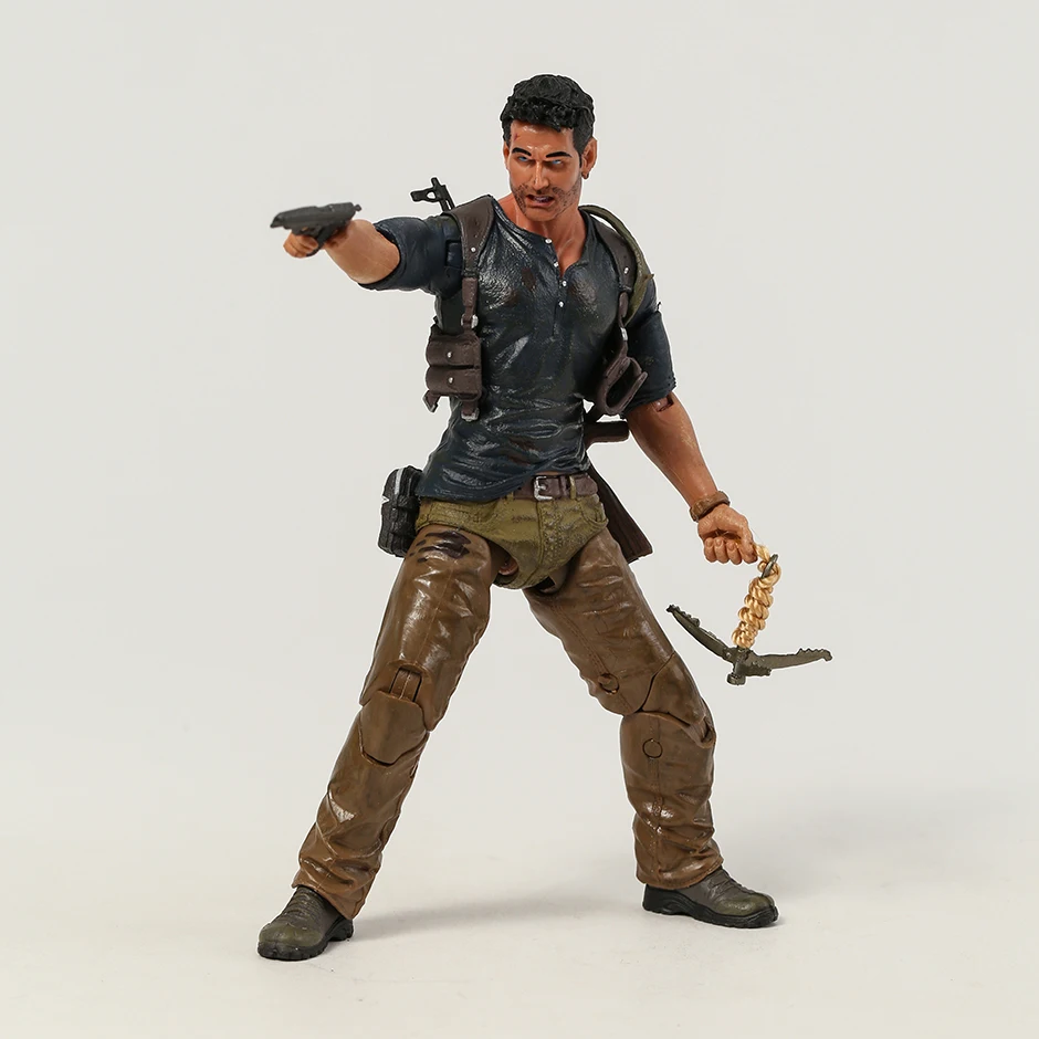 NECA Uncharted 4 A краж с концом Нейтан Дрейк 7 дюймов ПВХ экшн-фигурка Коллекционная