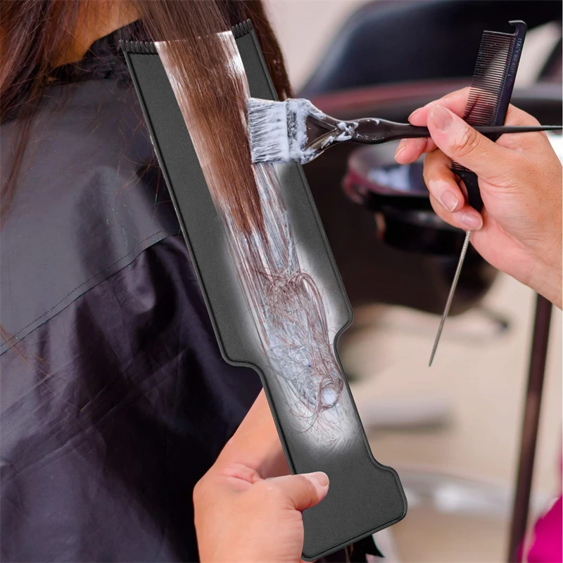 

Professional Hair Dyeing Board and Matte Hair Coloring Brush for Salon DIY Hairdressing Pick Coloring Board Hair Styling Tools