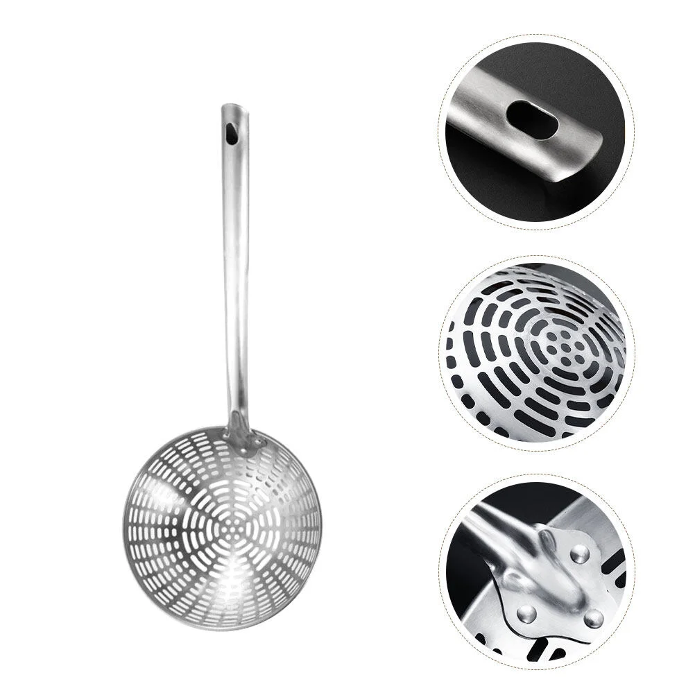 

Ramen Pot Household Pasta Strainer Stainless Cooking Deep Fryer Home Filter Spoon Kitchen Steel Supply Metal
