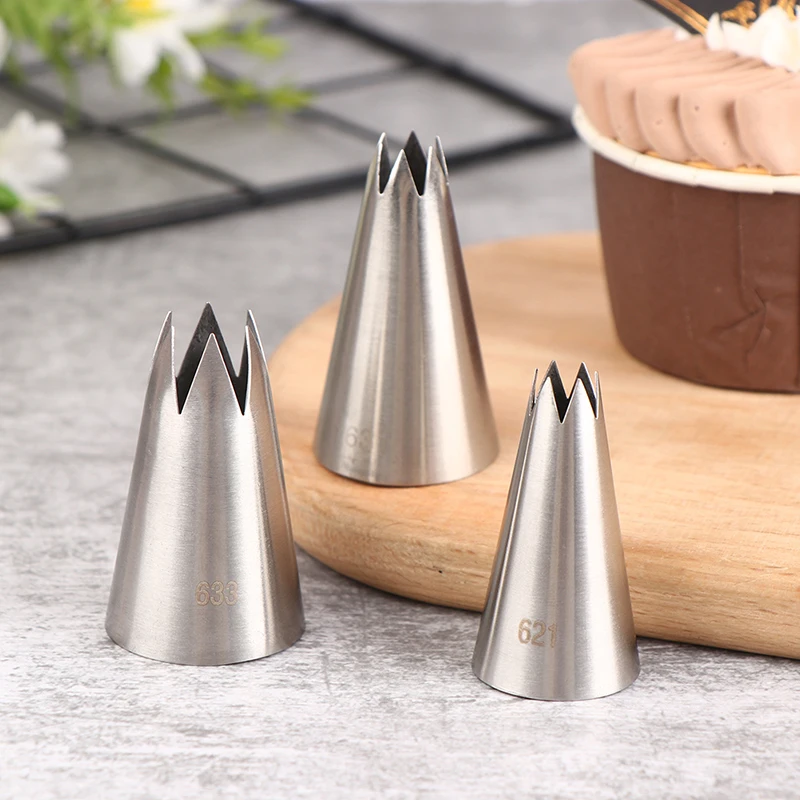 

3 шт., кондитерские насадки из нержавеющей стали